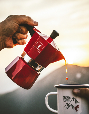 Mokka-Kanne Zubereitung by @lukas.duernegger