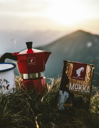 Mokka-Kanne und Julius Meinl Mokka Packshot by @lukas.duernegger